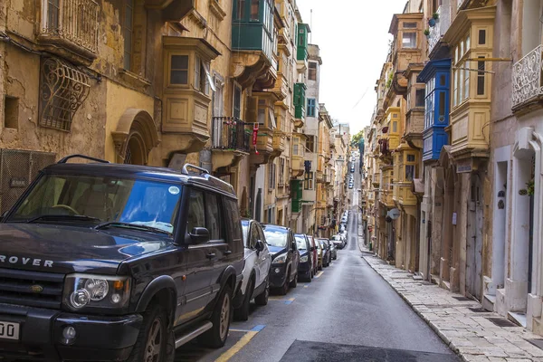 Valletta, Malta, üzerinde 8 Ocak 2019. Tarihi bina çevresinde bir mimari kompleksi.