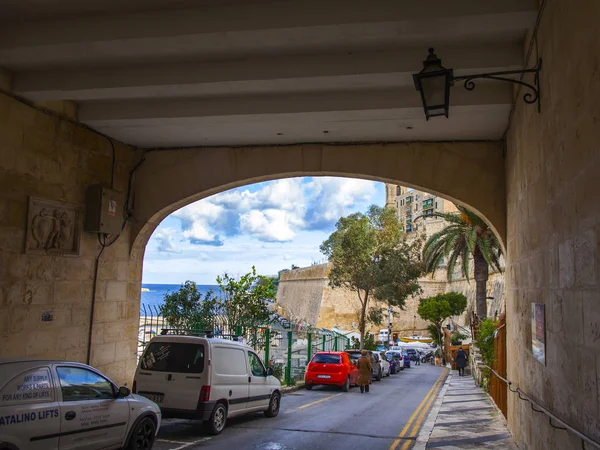 Валлетта Мальта Января 2019 Года Вид Город — стоковое фото