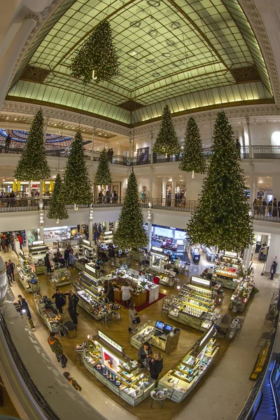 París Francia Octubre 2018 Interior Planta Comercial Bon Marche Rive — Foto de Stock