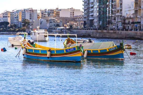 San Giljan Malta Gennaio 2019 Complesso Architettonico Del Bellissimo Argine — Foto Stock