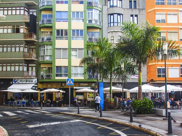 Las Palmas Gran Canaria Spanien Den Januari 2018 Moderna Byggnader — Stockfoto