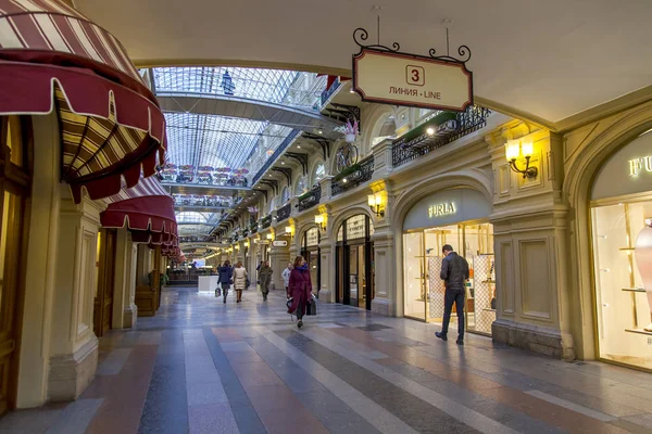 Μόσχα Ρωσία Στις Απριλίου 2019 Εμπορική Γκαλερί Του Ιστορικού Καταστήματος — Φωτογραφία Αρχείου