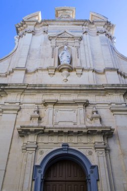Valletta, Malta, üzerinde 8 Ocak 2019. Saint buraya'nın Katedrali, mimari parça