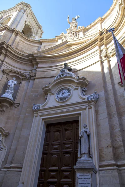 Valletta Malta January 2019 Saint Ioann Cathedral Architectural Fragment — Stock Photo, Image