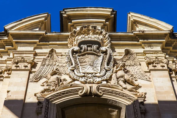 Valletta Malta Januari 2019 Saint Ioann Kathedraal Architecturale Fragment — Stockfoto