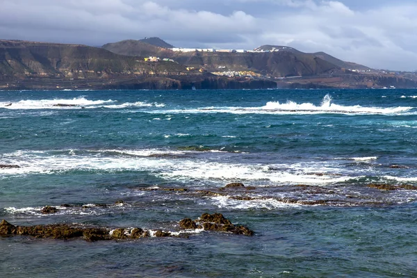 Picturesque Sea Waves Line Surf — Stock Photo, Image