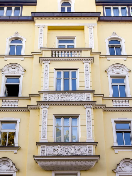 Munich Germany August 2018 Architectural Details Typical House Bavarian Capital — Stock Photo, Image