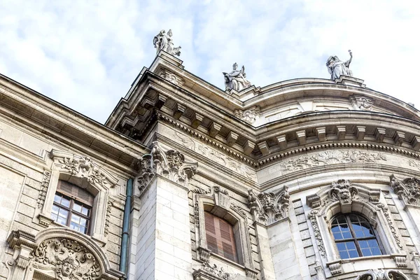 Múnich Alemania Agosto 2018 Fragmento Una Fachada Del Edificio Típico —  Fotos de Stock