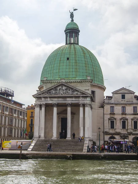 Венеция Италия Апреля 2019 Года Церковь Кьеза Сан Симеон Пикколо — стоковое фото