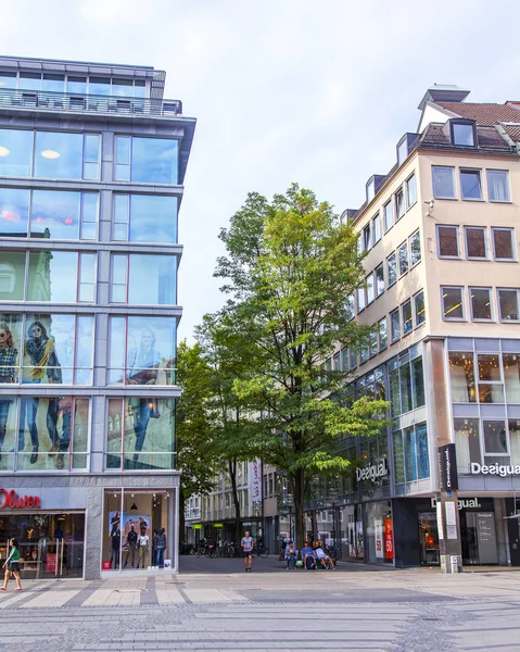 Mnichov Německo Srpna 2018 Typický Městský Výhled Ulice Alstadtu Staré — Stock fotografie