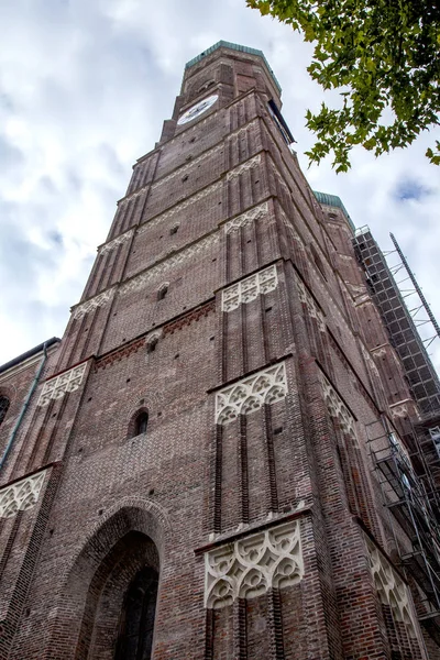 München Deutschland August 2018 Architektonische Details Einer Der Hauptkirchen Der — Stockfoto