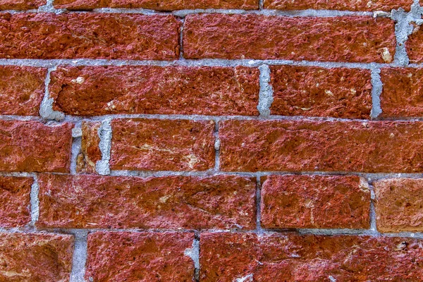 Antik Vägg Gammal Röd Bricklayingen — Stockfoto