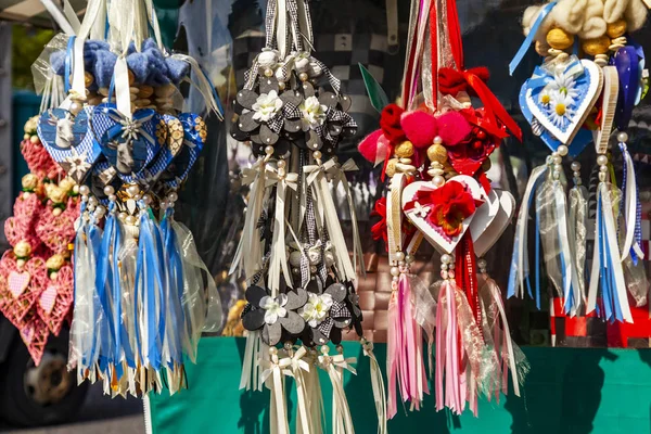 Mnichov Německo Srpna 2018 Tradiční Vánoční Šperky Pro Interiér Přepážkách — Stock fotografie