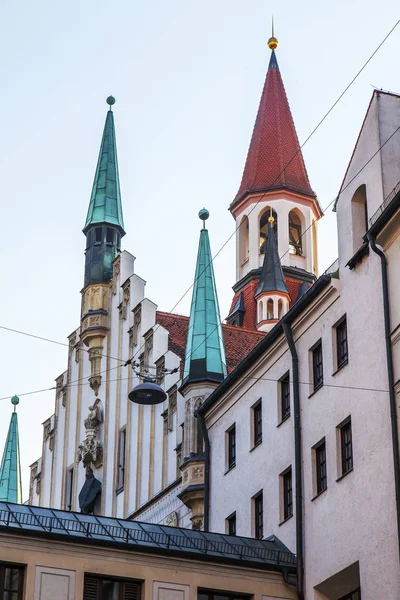 München Duitsland Augustus 2018 Typische Architectuur Van Beierse Hoofdstad Rond — Stockfoto