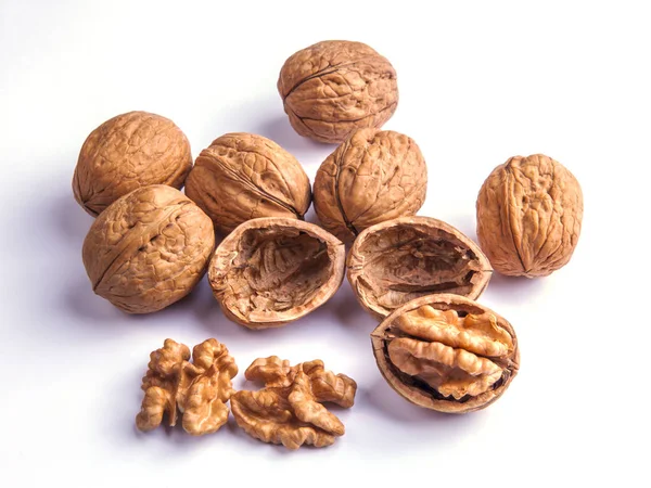 Fresh Walnuts Table — Stock Photo, Image