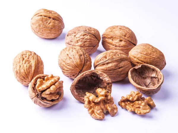 Fresh Walnuts Table — Stock Photo, Image