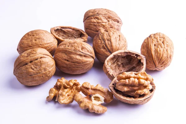 Fresh Walnuts Table — Stock Photo, Image