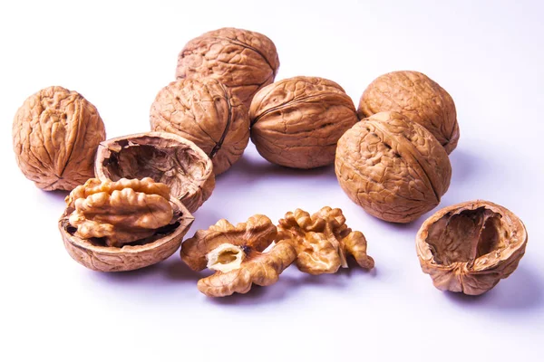 Fresh Walnuts Table — Stock Photo, Image