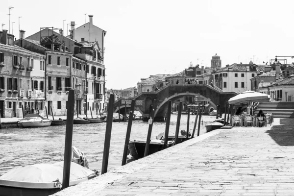 Venise Italie Avril 2019 Remblai Canal Dans Des Quartiers Historiques — Photo