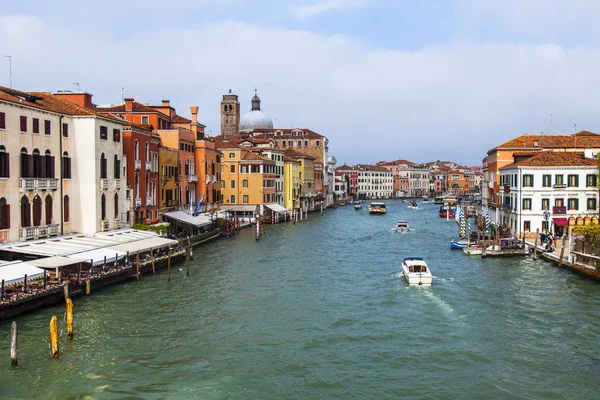 意大利威尼斯 2019年4月25日 大运河景观 — 图库照片