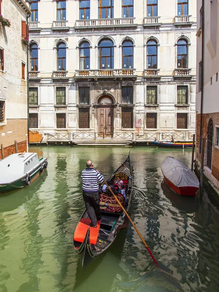 Venice Italy April 2019 View Canal Grande Walk Gondola — Stock Photo, Image