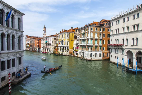 Venedik Talya Nisan 2019 Tarihinde Canal Grande Nin Manzarası Çeşitli — Stok fotoğraf