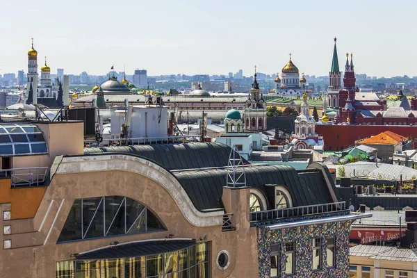 Moscú Rusia Mayo 2019 Una Vista Ciudad Desde Plataforma Encuestas —  Fotos de Stock