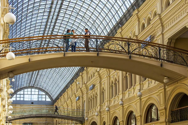 Moscow Russia Maio 2019 Galeria Comércio Loja Histórica Gum — Fotografia de Stock