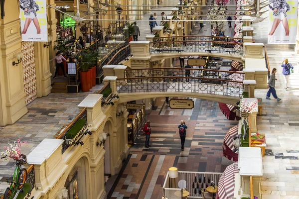 Moscú Rusia Mayo 2019 Galería Comercial Tienda Histórica Gum — Foto de Stock