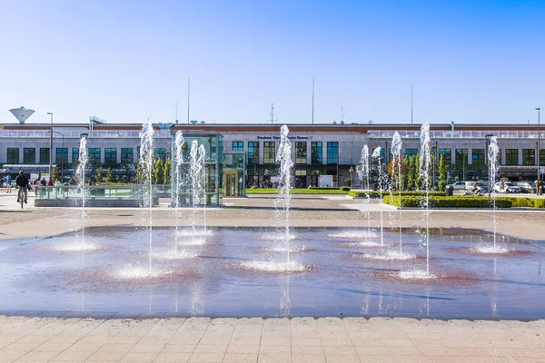 Verona Italy April 2019 Building Railway Station Station Square — Stock Photo, Image