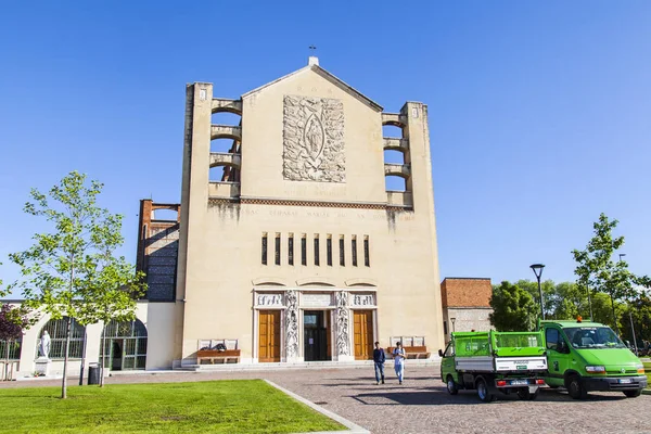 Verona Italia Abril 2019 Iglesia Moderna Parrocchia Del Cuore Immacolato — Foto de Stock