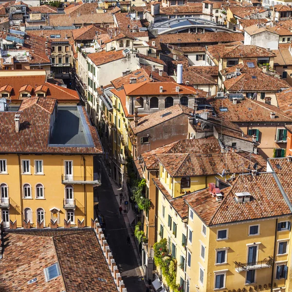 Verona Italië April 2019 Uitzicht Stad Met Uitkijkpunt Een Toren — Stockfoto