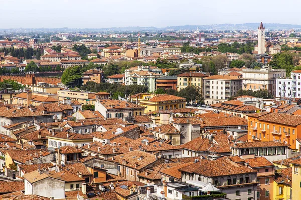 Verona Italia Abril 2019 Una Vista Ciudad Con Mirador Sobre — Foto de Stock