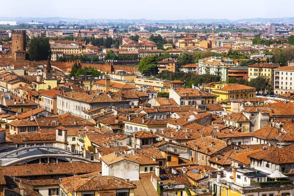 Verona Italia Abril 2019 Una Vista Ciudad Con Mirador Sobre — Foto de Stock