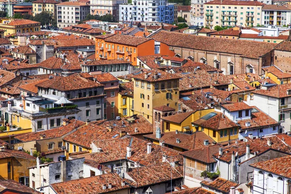 Verona Italy April 2019 View City Viewpoint Tower Torre Dei — Stock Photo, Image