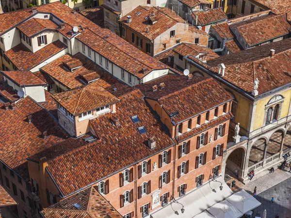 Verona Itália Abril 2019 Uma Vista Cidade Com Miradouro Uma — Fotografia de Stock