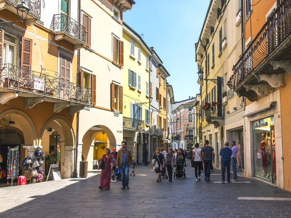 Desenzano Del Garda Italien April 2019 Urban View Ein Traditioneller — Stockfoto