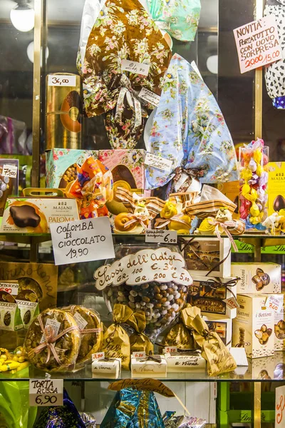 Верона Италия Апреля 2019 Года Шоу Окно Типичными Сувенирами Магазине — стоковое фото