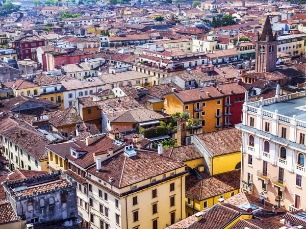 Verona Italien Den April 2019 Beskåda Staden Med Viewpoint Stå — Stockfoto