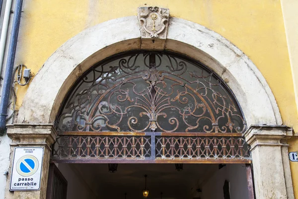 Verona Italia Pada April 2019 Rincian Arsitektur Khas Dari Fasad — Stok Foto