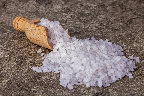 Alimento Sal Marina Una Molienda Gruesa — Foto de Stock