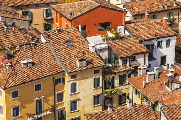 Verona Italien April 2019 Luftaufnahme Der Stadt Von Einem Aussichtspunkt — Stockfoto