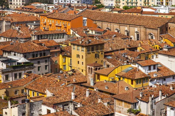 Verona Itália Abril 2019 Aéreo Uma Vista Cidade Ponto Vista — Fotografia de Stock