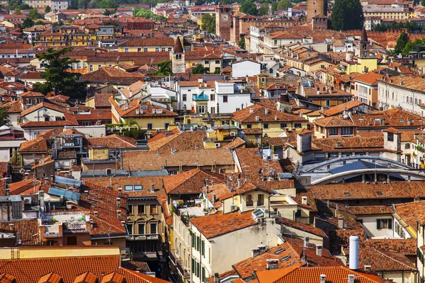 Verona Italy April 2019 Aerial View City Viewpoint Tower Torre — Stock Photo, Image