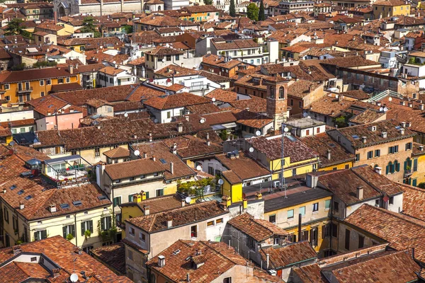Verona Itália Abril 2019 Aéreo Uma Vista Cidade Ponto Vista — Fotografia de Stock