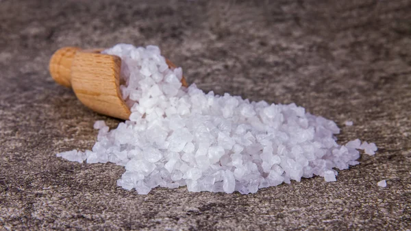 粗粉砕の食品海塩 — ストック写真