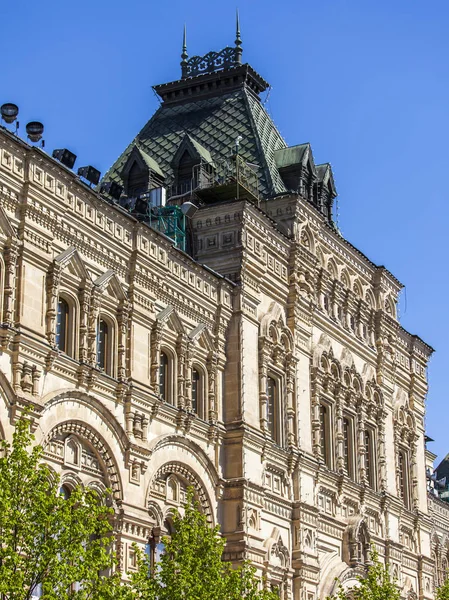 Moscou Russie Mai 2019 Place Rouge Fragment Une Façade Boutique — Photo