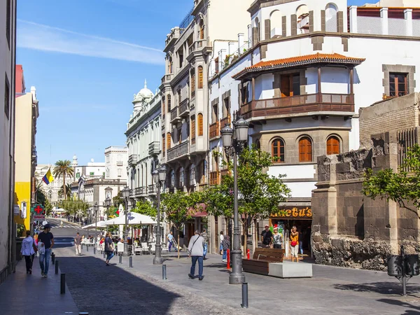 Las Palmas Gran Canaria Spain January 2018 Architectural Complex Street — Stock Photo, Image