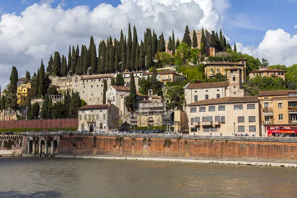 Verona Italien April 2019 Die Alte Burg Von Castel San — Stockfoto