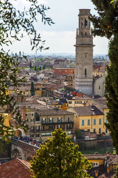 Верона Італія Квітня 2019 Вид Місто Його Околиці Точки Зору — стокове фото
